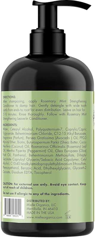 Mielle Organics Hair Strengthening Bundle - Oil, Shampoo and Conditioner - Image 9