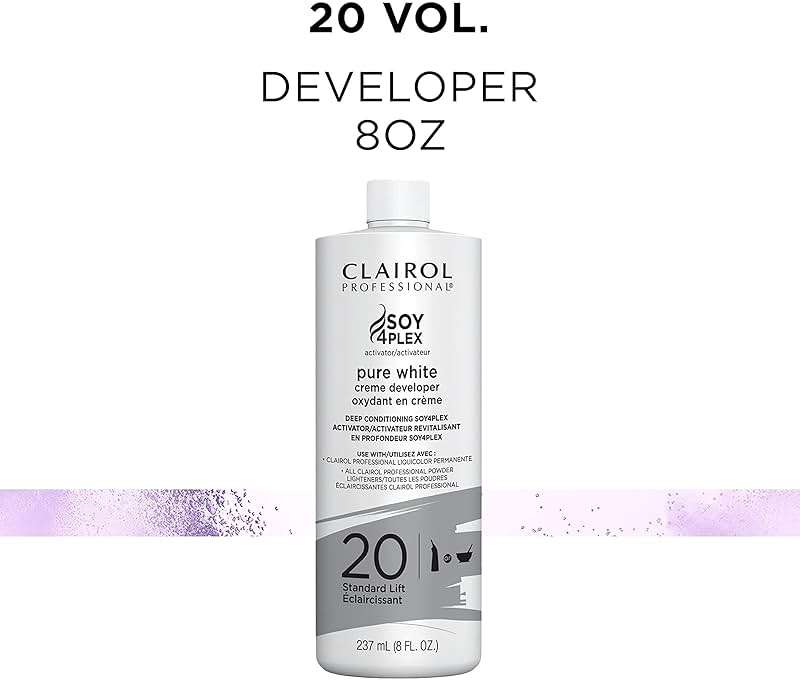 Clairol Professional Clairoxide Pure White 20 Volume Creme Developer, 8 Fl Oz (Pack of 2) - Image 3