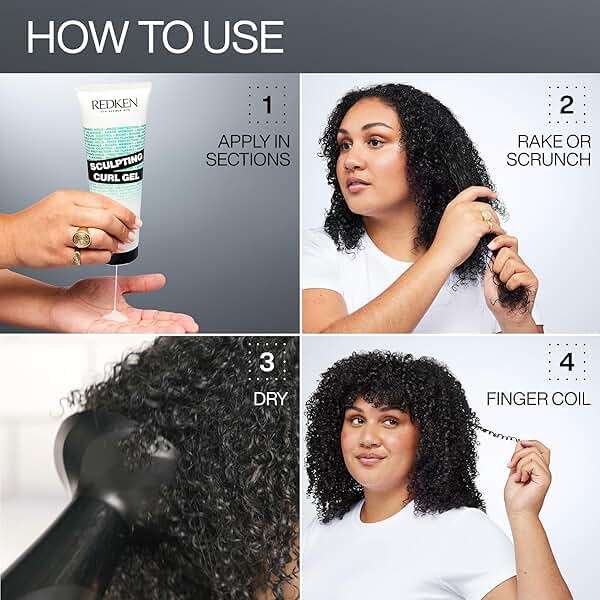 Redken Sculpting Curl Gel - 72-Hour Strong Hold, Crunch-Free & Flake-Free, Helps Tame Frizz - Image 9