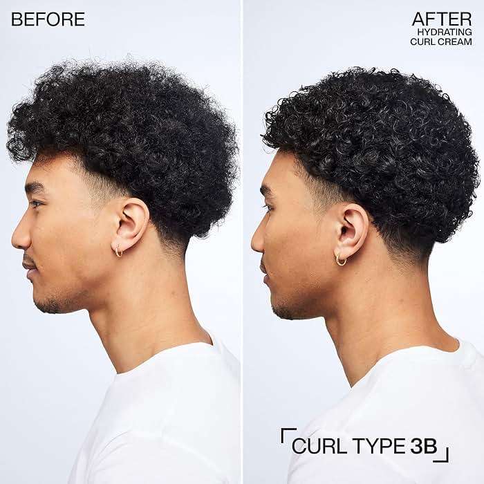 Redken Hydrating Curl Cream - 72 Hour Curl Definition, Heat Protection up to 450°F, Hydrates & Reduces Frizz, With Squalane & Jojoba Oil - Image 4