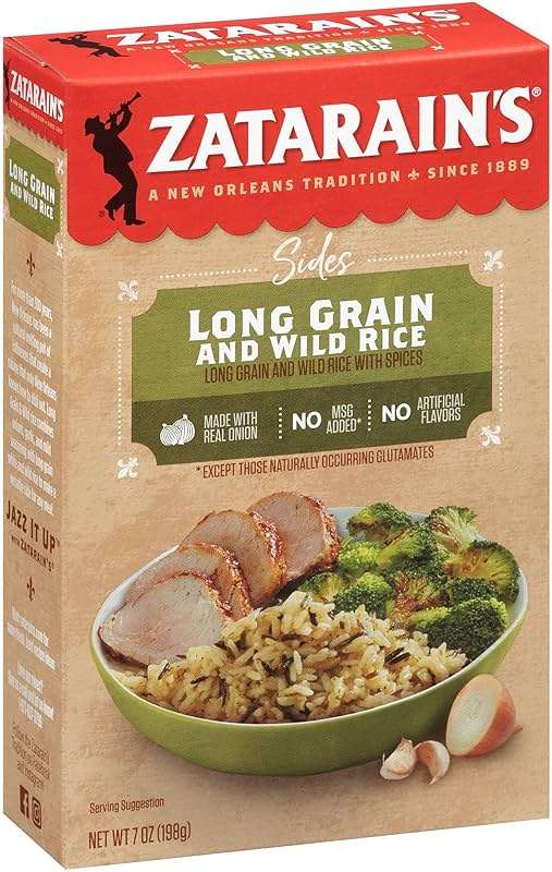 Zatarain's Long Grain and Wild Rice, 7 oz (Pack of 8) - Image 2
