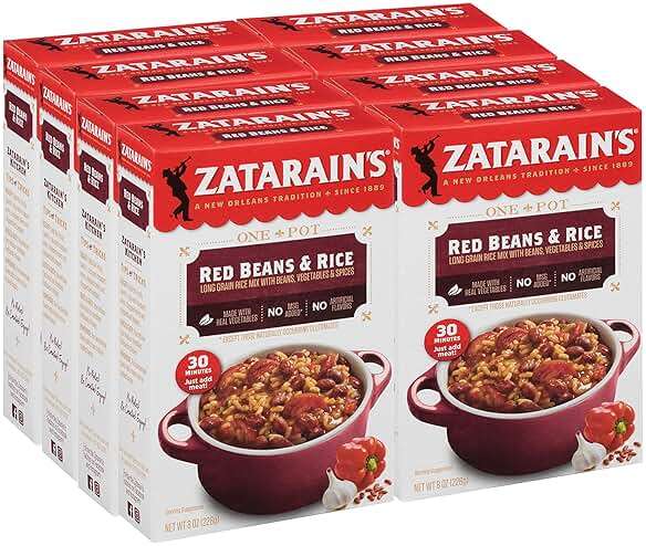 Zatarain's Red Beans & Rice, 8 oz (Pack of 8) - Image 1
