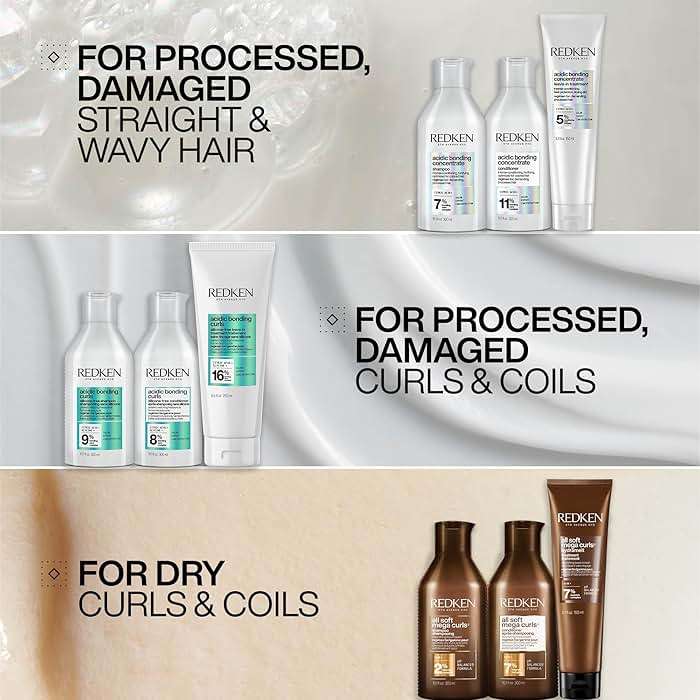 Redken Acidic Bonding Curls Leave-In Treatment For Curly & Coily Hair - Heat Protectant, Repairs & Defines Damaged Curls, Detangles & Conditions - Image 10