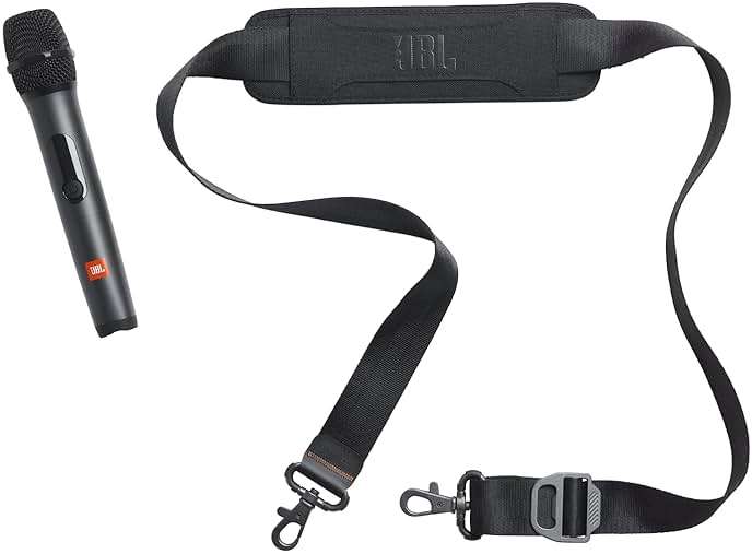 JBL PartyBox On-The-Go Essential - Portable Party Speaker with Built-in Lights and Wireless mic, Amazing JBL Pro Sound, IPX4 splashproof Protection, 6 Hours of Playtime, Convenient Shoulder Strap - Image 8