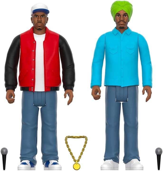 Super7 Outkast Big Boi and André 3000 (ATLiens) - 3.75" Outkast Action Figure with Accessories Hip Hop Collectibles and Retro Toys - Image 3