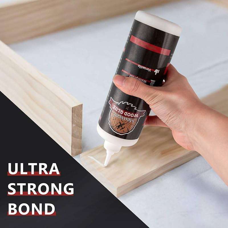 Wood Glue, Strongest Glue for Woodworking, Waterproof Clear Wood Glue for Furniture Heavy Duty, Interior & Exterior Furniture Glue for Crafts, Furniture, Baseboard, cabinets, Door (150g) - Image 5