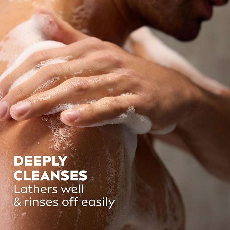 NIVEA Men Active Clean Body Wash with Natural Charcoal for Normal to Oily Skin, 3-in-1 Charcoal Body Wash, Face and Hair, Draws Out Dirt and Impurities, 30 Fl Oz Bottle - Image 4