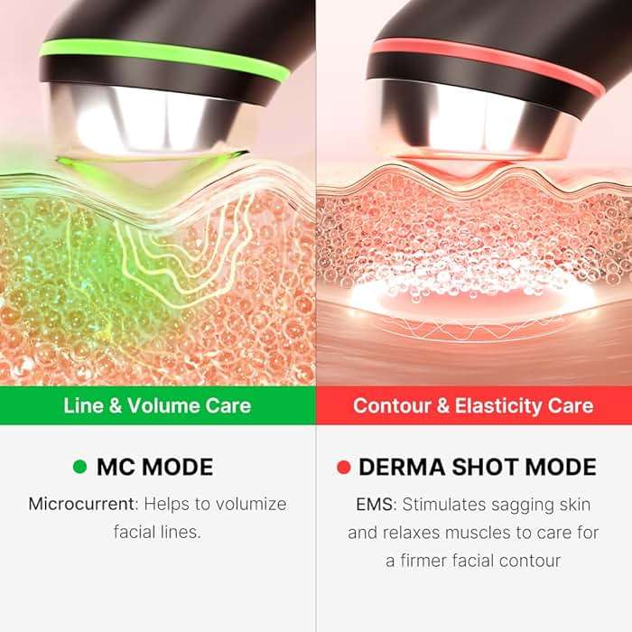 medicube Booster Pro | 6-in-1 Real Glass Glow Beauty Massager | for Clear, Radiant, Firmer-Looking Skin | Korean Skin Care | Black - Image 4