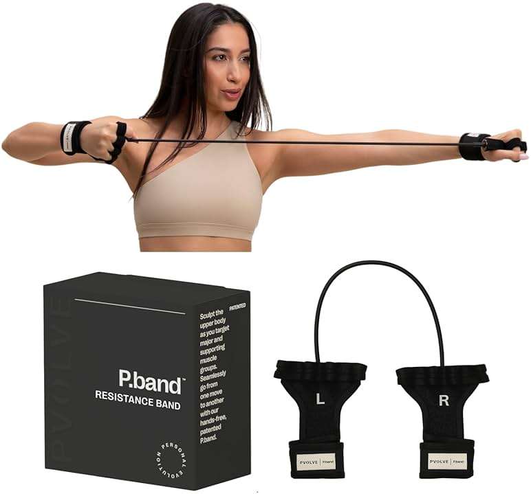 Pvolve P.Band Exercise Resistance Band - Home Workout Equipment to Strengthen Arms, Back and Shoulders, Light Weight Comfortable Glove Design to Improve Mobility, Stability and Posture - Image 1