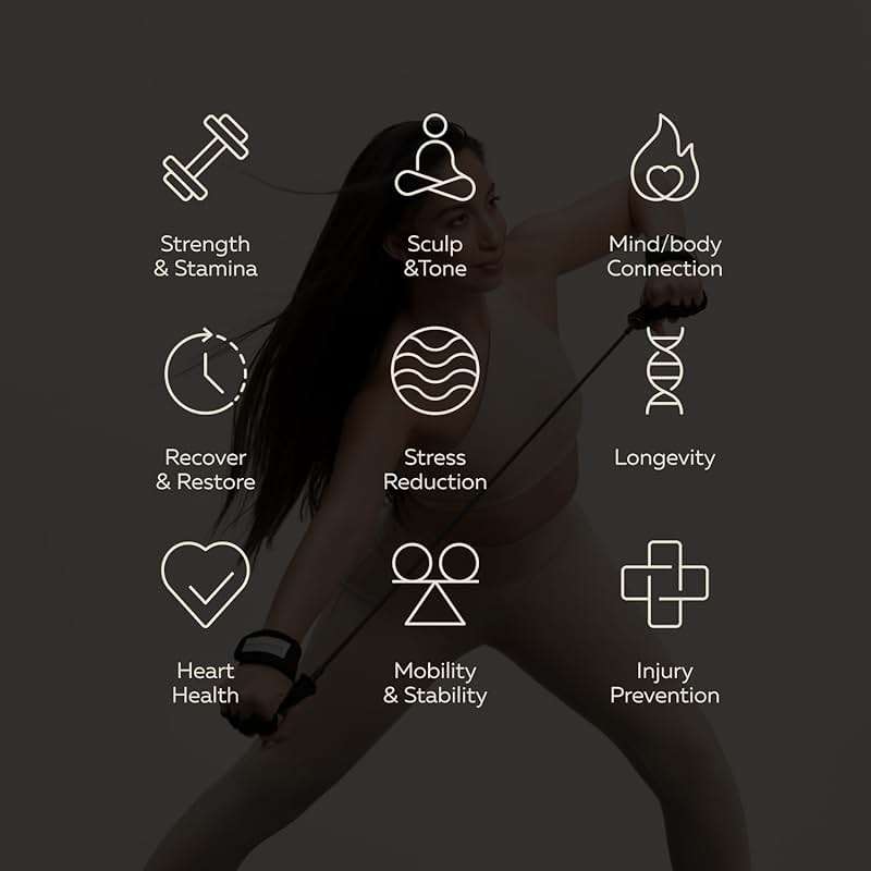 Pvolve P.Band Exercise Resistance Band - Home Workout Equipment to Strengthen Arms, Back and Shoulders, Light Weight Comfortable Glove Design to Improve Mobility, Stability and Posture - Image 5