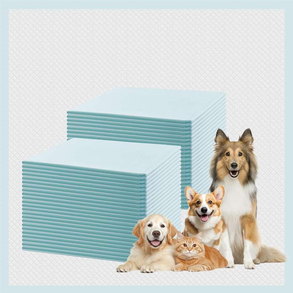 GWT Puppy Pads Extra Large 28x34 Inch - 40 Count Dog Pee Pads, Ultra Absorbent 5-Layer Leak-Proof Potty Training Pads for Dogs, Puppies, Cats & All Pets | XL Disposable Pee Pad Indoor Outdoor Use - Image 1