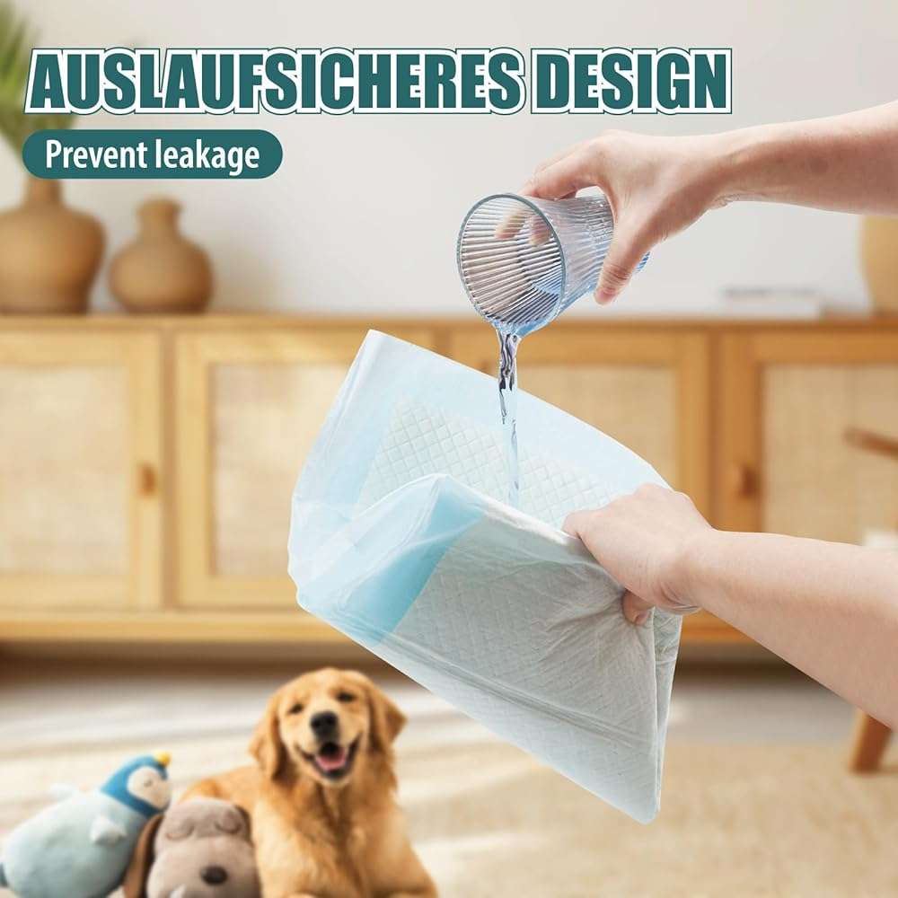 GWT Puppy Pads Extra Large 28x34 Inch - 40 Count Dog Pee Pads, Ultra Absorbent 5-Layer Leak-Proof Potty Training Pads for Dogs, Puppies, Cats & All Pets | XL Disposable Pee Pad Indoor Outdoor Use - Image 5