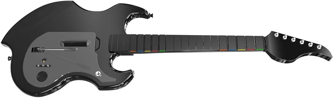 PDP RIFFMASTER Wireless Guitar Controller for Xbox Series X|S, Xbox One, Windows 10/11 PC, Rock Band 4, Fortnite Festival, Audio Jack, Rechargeable Battery, Officially Licensed by Microsoft – Black - Image 11