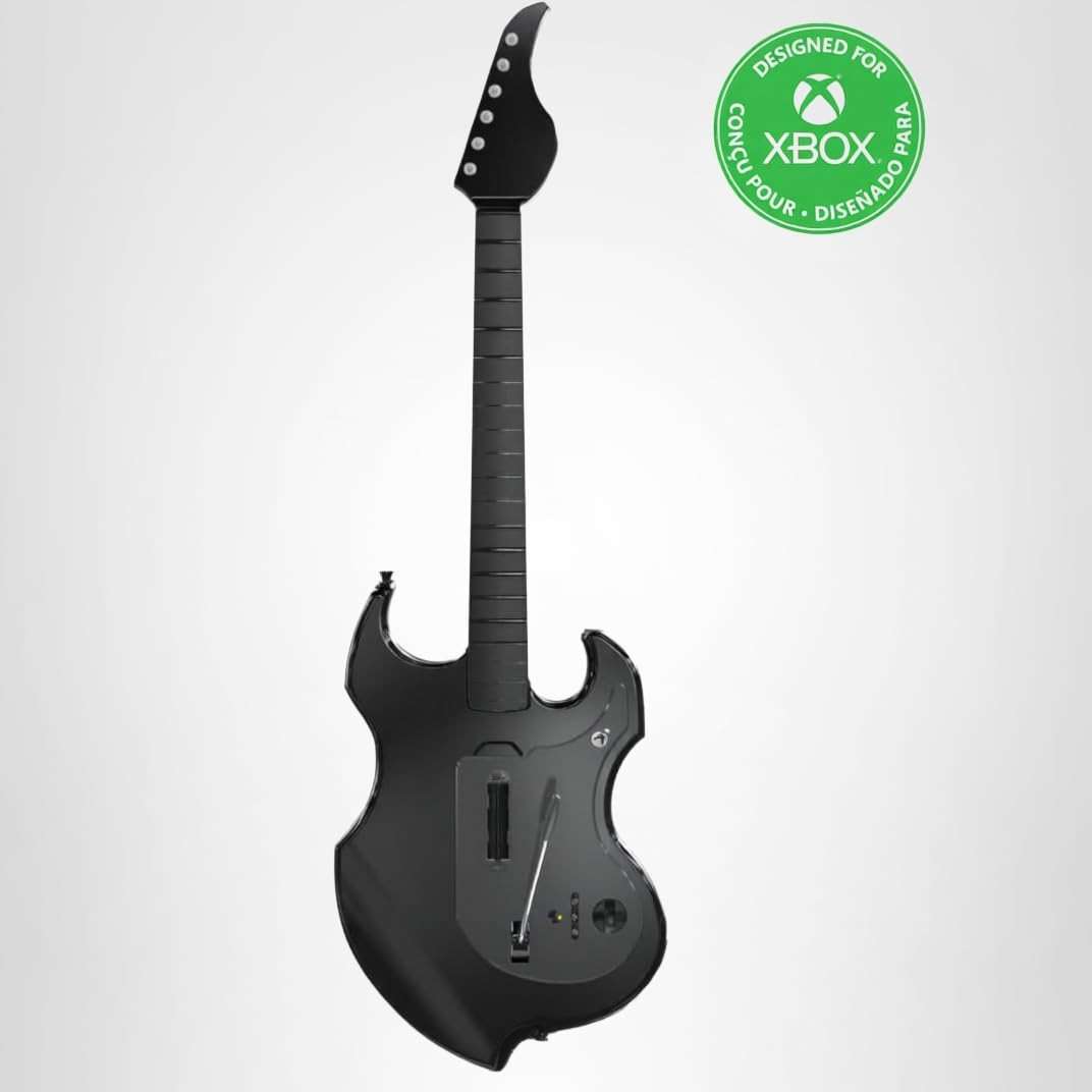 PDP RIFFMASTER Wireless Guitar Controller for Xbox Series X|S, Xbox One, Windows 10/11 PC, Rock Band 4, Fortnite Festival, Audio Jack, Rechargeable Battery, Officially Licensed by Microsoft – Black - Image 13