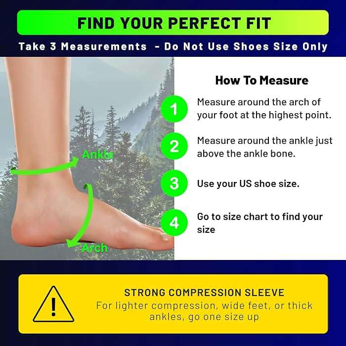 TechWare Pro Ankle Brace Compression Sleeve - Plantar Fasciitis Sock. Relieves Achilles Tendonitis. Foot Arch Support Reduces Joint Pain, Swelling & Heel Spur Pain. Injury Recovery Braces for Sports - Image 4