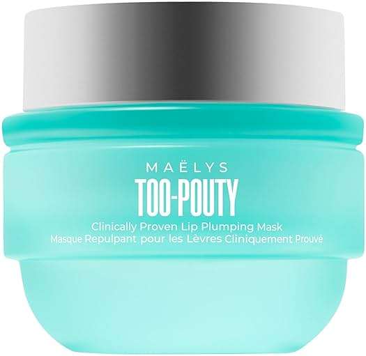 MAËLYS TOO-POUTY Lip Plumping Mask - Dual-Use Lip Treatment and Primer - Visibly Smooths Fine Lines and Enhances Fullness (0.5 Fl Oz) - Image 1