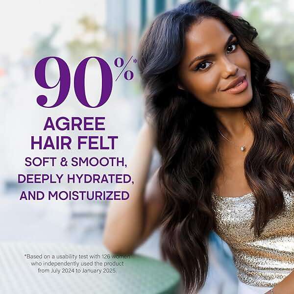 Hydrating Hair Mask - Deep Conditioning Treatment for Dry, Frizzy & Damaged Hair - Keratin Mask with Coconut & Argan Oils, Collagen & Wheat Protein - Smooths, Softens & Controls Frizz, Curl-Safe, 10oz - Image 5