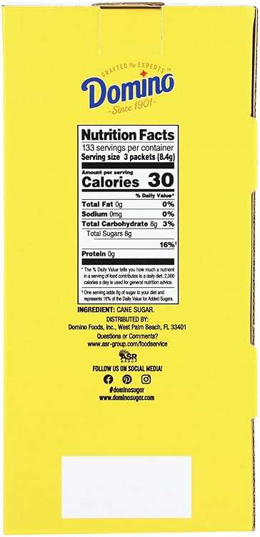 Domino® Sugar Packets, 400 Sugar Packets (2.8 g each) in Dispenser Box - Image 2