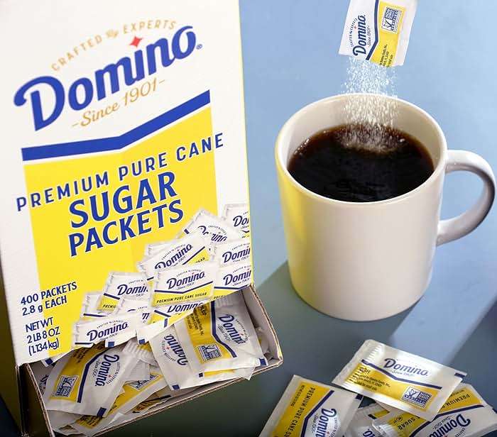 Domino® Sugar Packets, 400 Sugar Packets (2.8 g each) in Dispenser Box - Image 3