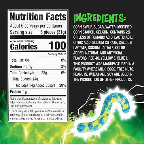 Trolli Electric Crawlers Candy, 6.3 Ounce Bag - Image 3