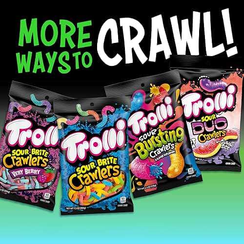 Trolli Electric Crawlers Candy, 6.3 Ounce Bag - Image 7