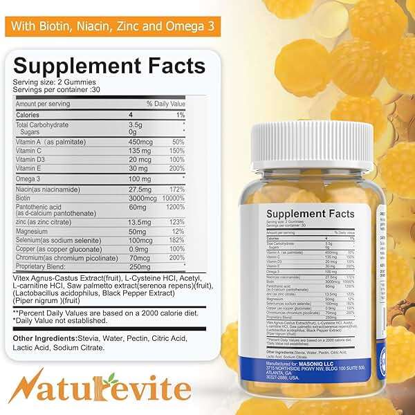 Naturevite Sugar-Free Eczema Treatment Gummies — USA-Made, 10x Effective, 20+ Vitamins Support Eczema Treat, Psoriasis, Rosacea & Dermatitis — Healthy Skin, Soothes Itching & Redness (60 Gummies) - Image 2
