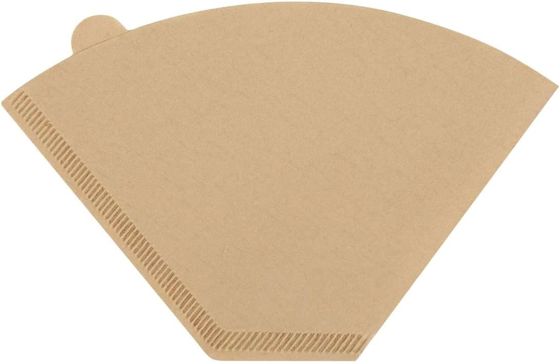 Coffee Filters #4，Cone Coffee Filter 8-12 Cup，200 Unbleached Natural Coffee Filters - Image 1