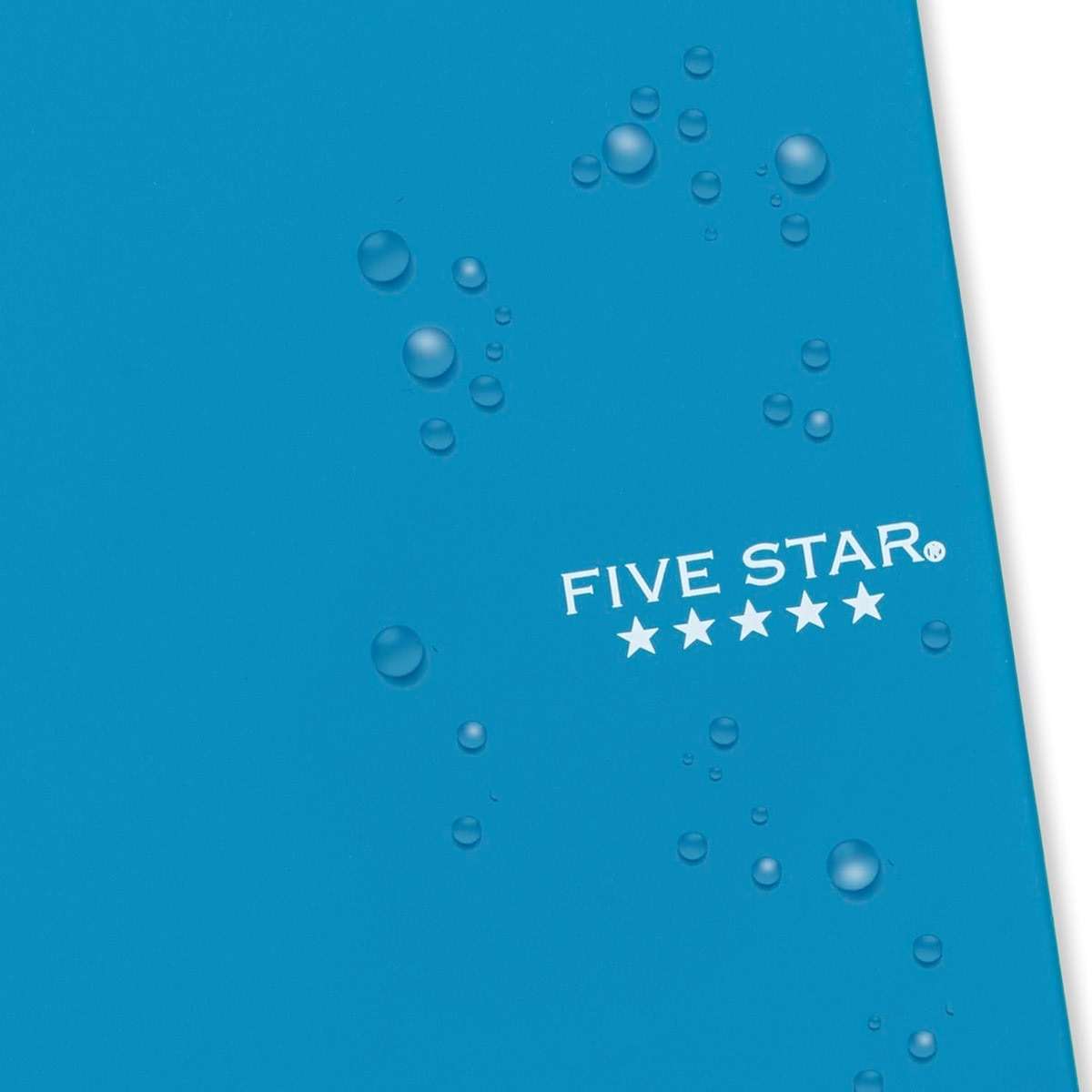 Five Star Spiral Notebooks, 3 Pack, 2 Subject, College Ruled, 9 1/2" x 6", 80 Sheets, Black, Tidewater Blue, Amethyst Purple (840029C-ECM) - Image 4