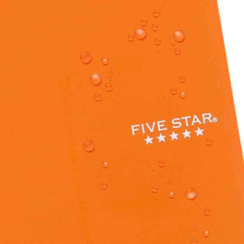 Five Star Spiral Notebook, 5 Subject, College Ruled Paper, 6" x 9-1/2", 150 Sheets, Selected Colors Will Vary, 6 Pack (840030A) - Image 5