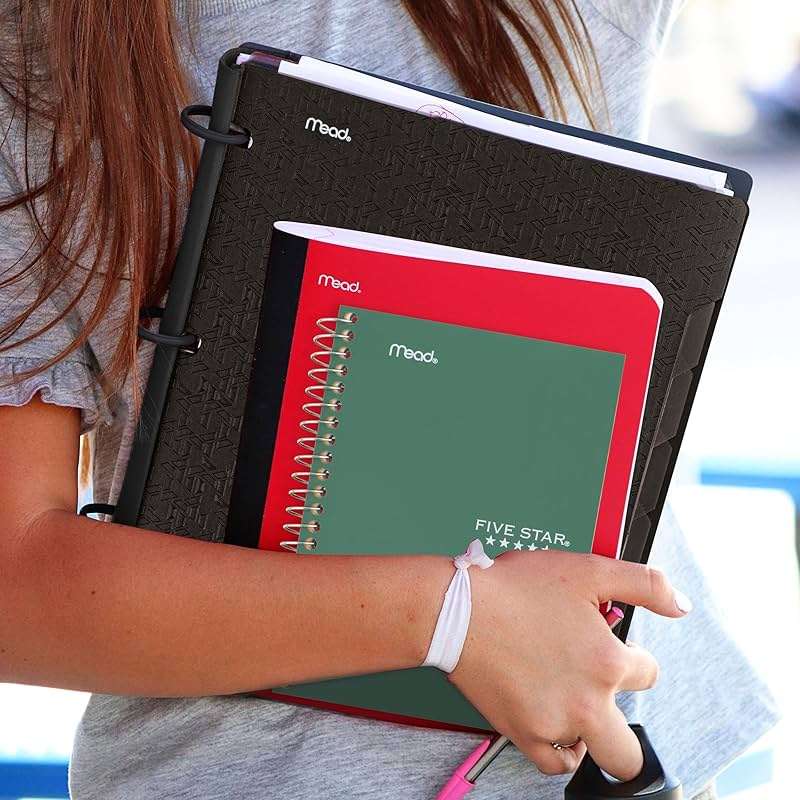 Five Star Spiral Notebook, 1 Subject, College Ruled Paper, 4-3/8" x 7", Personal Size, 80 Sheets, Fights Ink Bleed, Water Resistant Cover, Seaglass Green (450048CH1-ECM) - Image 2