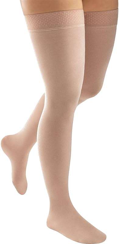 JOBST ACTIVA Opaque 20-30 mmHg Compression Socks Thigh High Closed Toe - Image 1