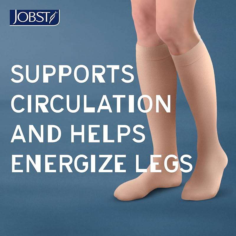 JOBST ACTIVA Opaque 20-30 mmHg Compression Socks Thigh High Closed Toe - Image 7