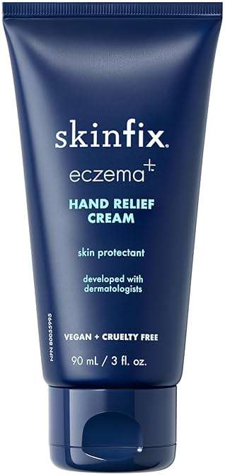 Skinfix Hand Relief Cream - 3 fl oz - Reduces Visible Redness, Stinging & Cracking for Dry, Sensitive Skin - Accepted by the National Eczema Association - Fragrance Free - Vegan, Cruelty Free - Image 1