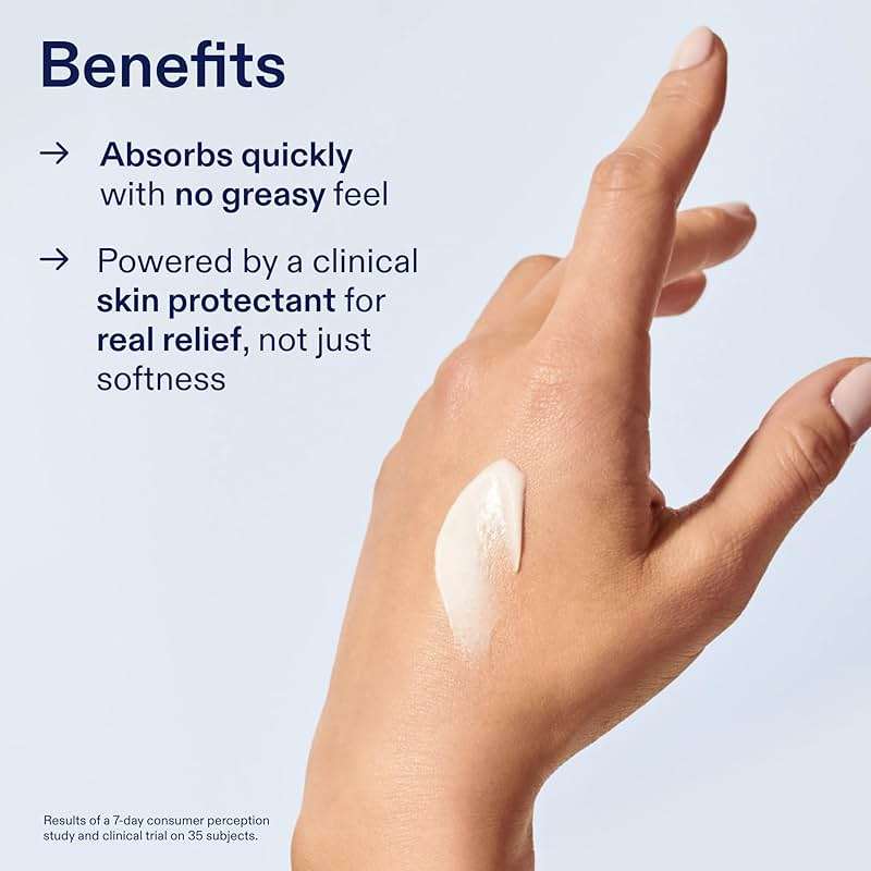 Skinfix Hand Relief Cream - 3 fl oz - Reduces Visible Redness, Stinging & Cracking for Dry, Sensitive Skin - Accepted by the National Eczema Association - Fragrance Free - Vegan, Cruelty Free - Image 6