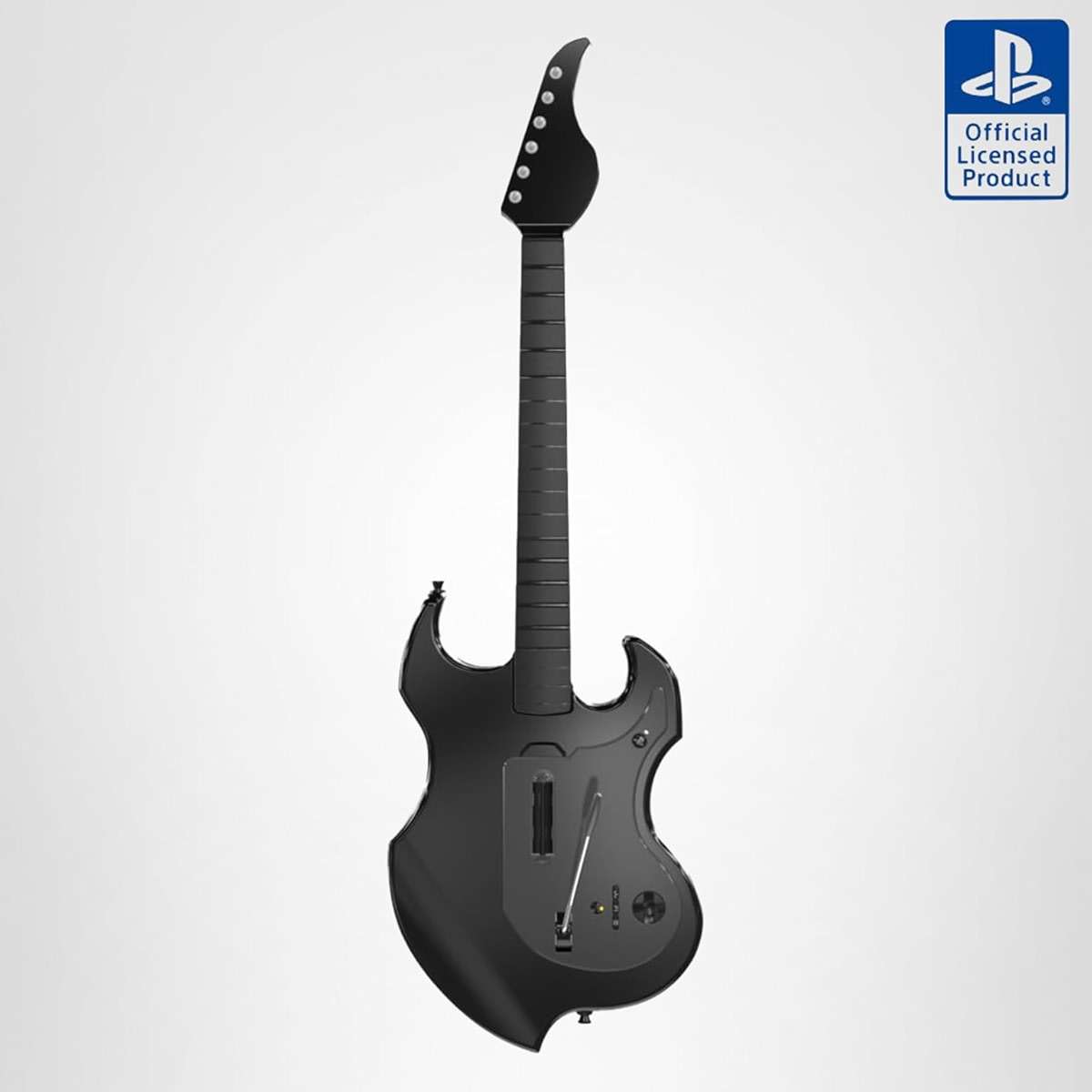 PDP RIFFMASTER Wireless Guitar Controller for PlayStation 5 and PlayStation 4, PS5/PS4, Rock Band 4, Fortnite Festival, Audio Jack, Rechargeable Battery, Officially Licensed by Sony - Black - Image 13