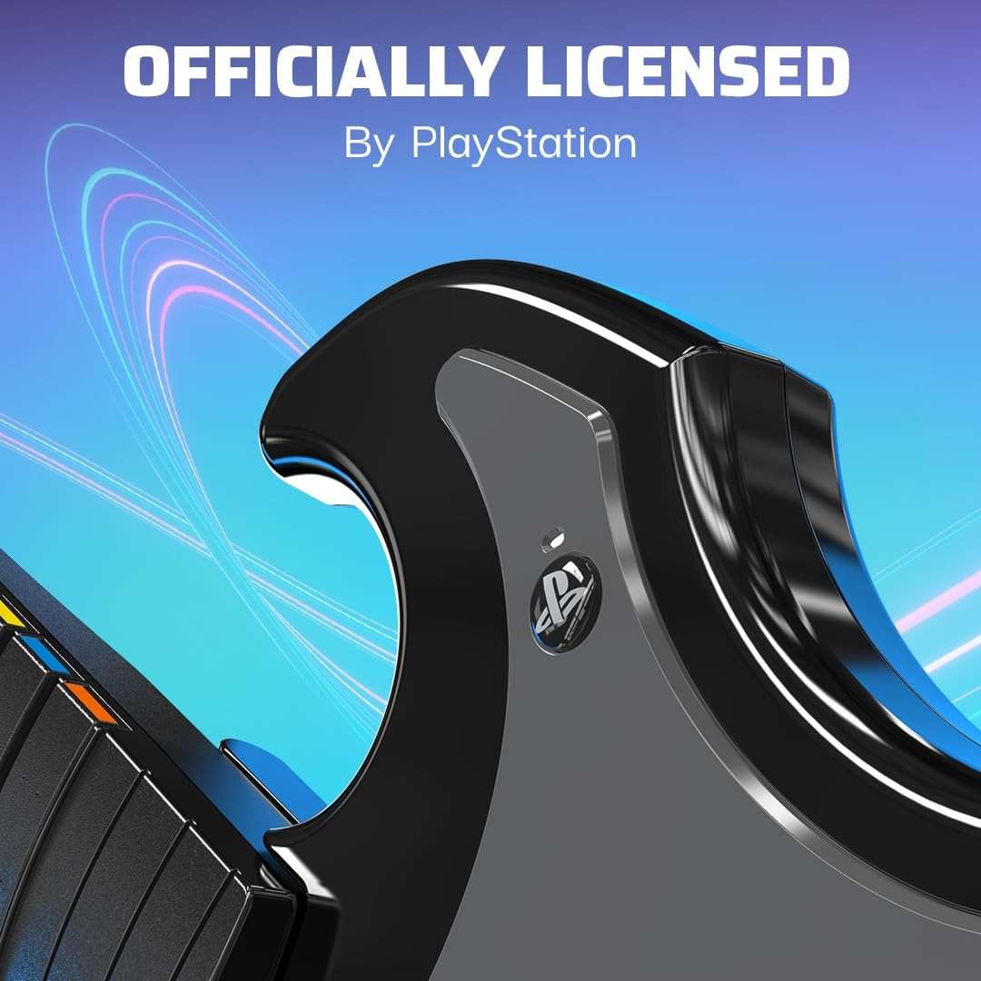 PDP RIFFMASTER Wireless Guitar Controller for PlayStation 5 and PlayStation 4, PS5/PS4, Rock Band 4, Fortnite Festival, Audio Jack, Rechargeable Battery, Officially Licensed by Sony - Black - Image 4