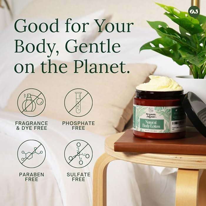 Organic Jaguar Natural Body Lotion, 8 oz, Moisturizer With Essential Oils, Vitamin E Oil, Beeswax, Extra Virgin Olive Oil, Raw Honey, Mango Butter, Sulfate & Paraben Free Body Care, Tropical Scent - Image 5