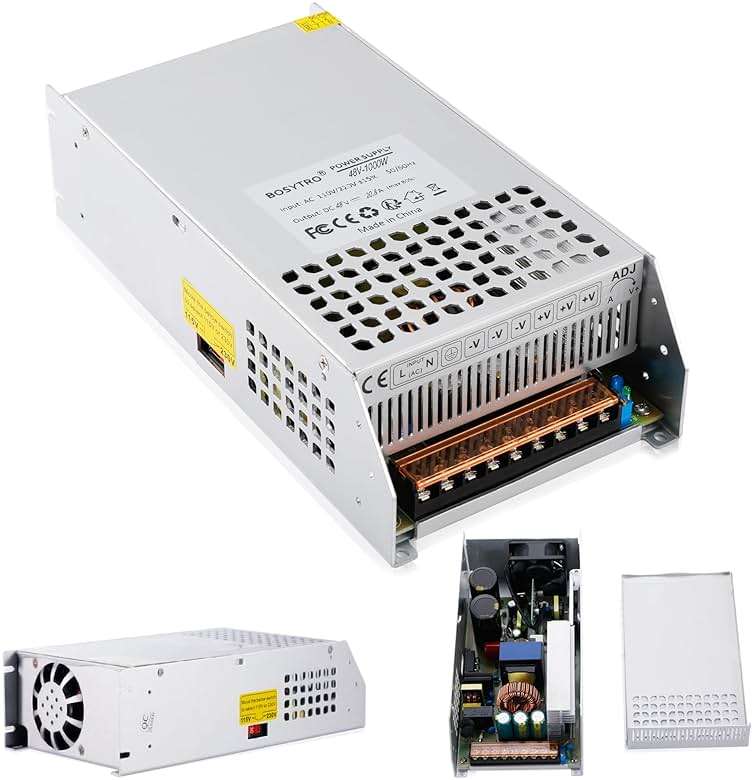BOSYTRO DC 48V 20.8A 1000W Switching Power Supply SMPS AC 110V / 220V-DC 48V Transformer Adapter, for LED Strip Light, CCTV Camera Security System,Computer Project of Industrial Power Supplies - Image 1