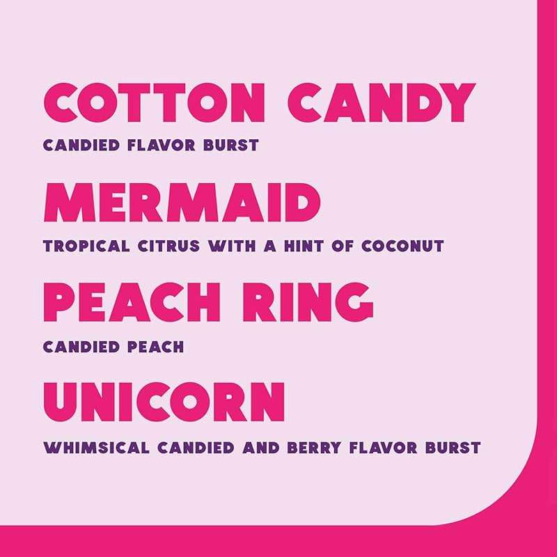Wyler's Light Singles to Go Powder Packets, Water Drink Mix, Variety Pack, Watertok Fun Flavors, Cotton Candy, Mermaid, Peach Ring, Unicorn, Sugar & Caffeine Free, On-The-Go, 20 Count (Pack - 1) - Image 3
