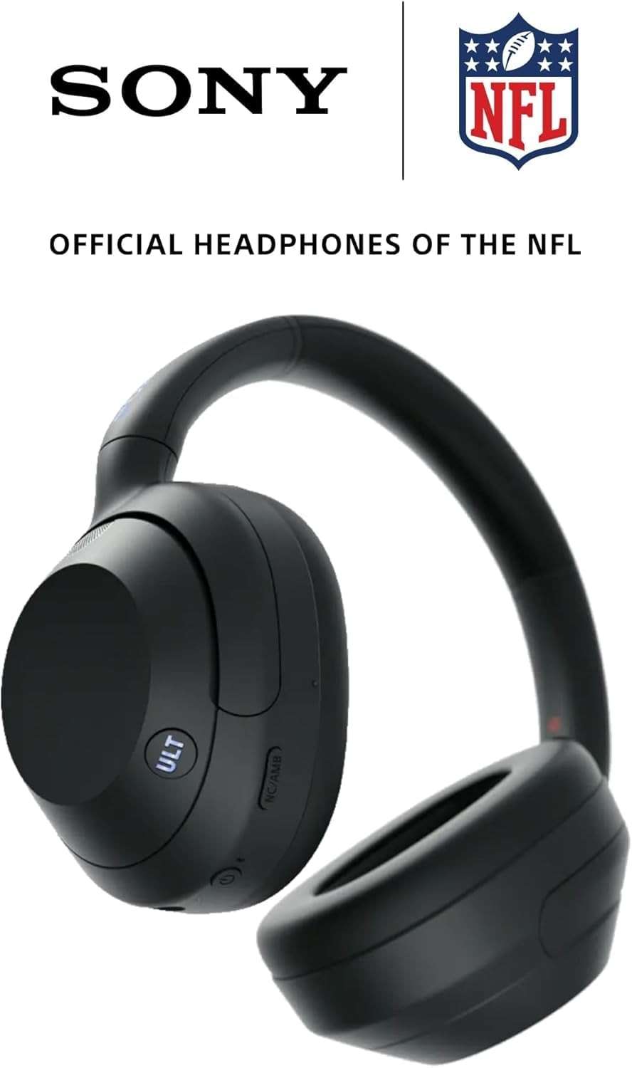 Sony ULT WEAR Over-Ear Noise Canceling Bluetooth Headphones with Alexa Built-in, Comfortable Design, 30-Hour Battery, Massive Bass, & Signature Noise Canceling Found in 1000X Series, Black - Image 5