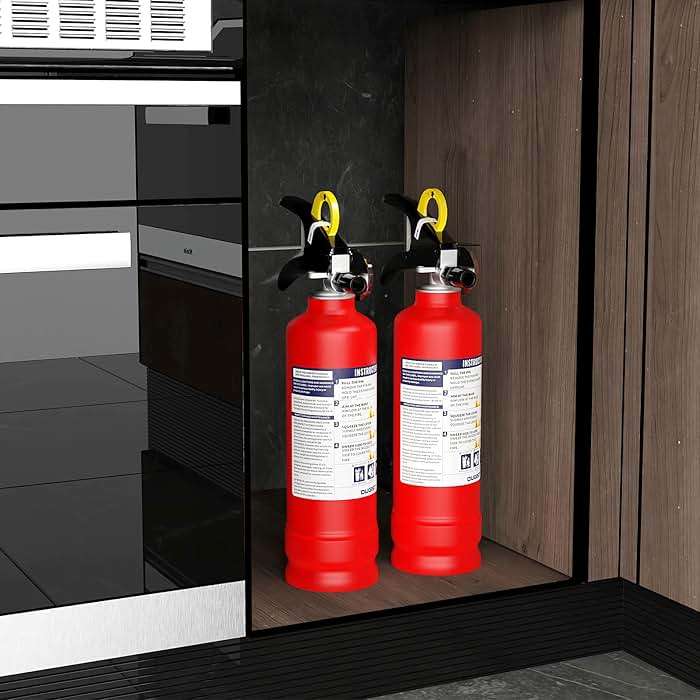 Ougist ABC Fire Extinguisher for Home & Vehicle - 2.5 lb 1-A:10-B:C Rated, Dry Chemical Fire Safety with Quick-Release Handle, Certified for Kitchen/Car/Boat Use-Model FF1KG - Image 6