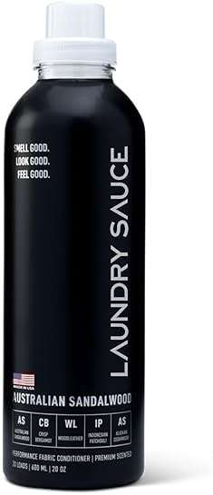 Laundry Sauce - Laundry Fabric Softener (Australian Sandalwood) Luxury Fragrance, Softens & Preserves Fabric, Reduces Wrinkles, 19 Fl Oz - Image 1
