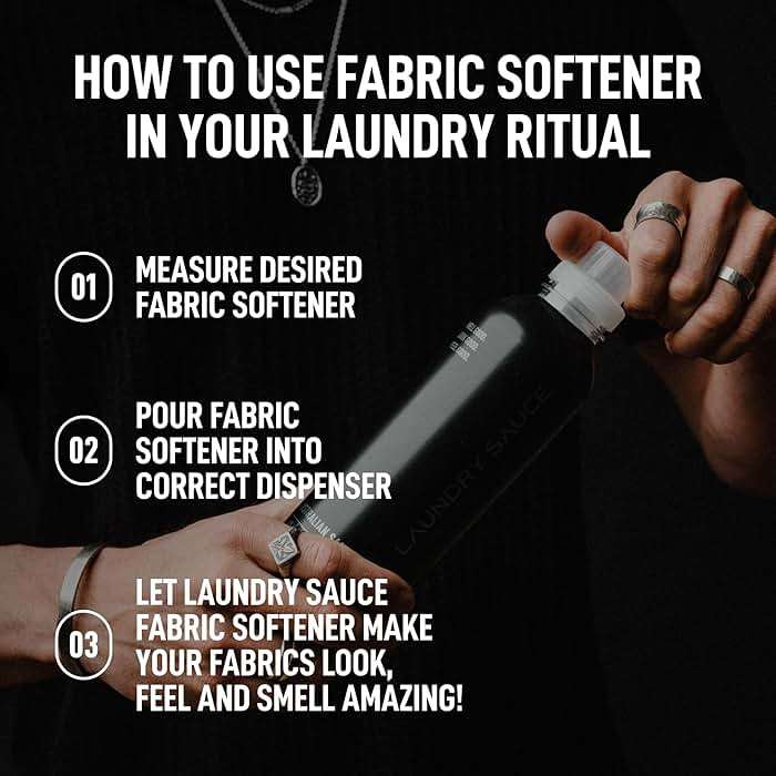 Laundry Sauce - Laundry Fabric Softener (Australian Sandalwood) Luxury Fragrance, Softens & Preserves Fabric, Reduces Wrinkles, 19 Fl Oz - Image 4