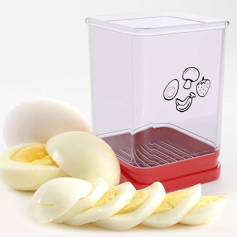 Tewodila Fruit Slicer Cup, Speed Cutter for Strawberry Banana Grape Egg, Stainless Steel Vegetable Cutting Kitchen Gadget, Kitchen Portable Slicing Tool (1 pcs) - Image 5