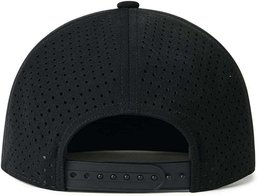FEINION Men Flat Brim Adjustable Performance Hat Snapback Laser Perforated Baseball Cap - Image 5