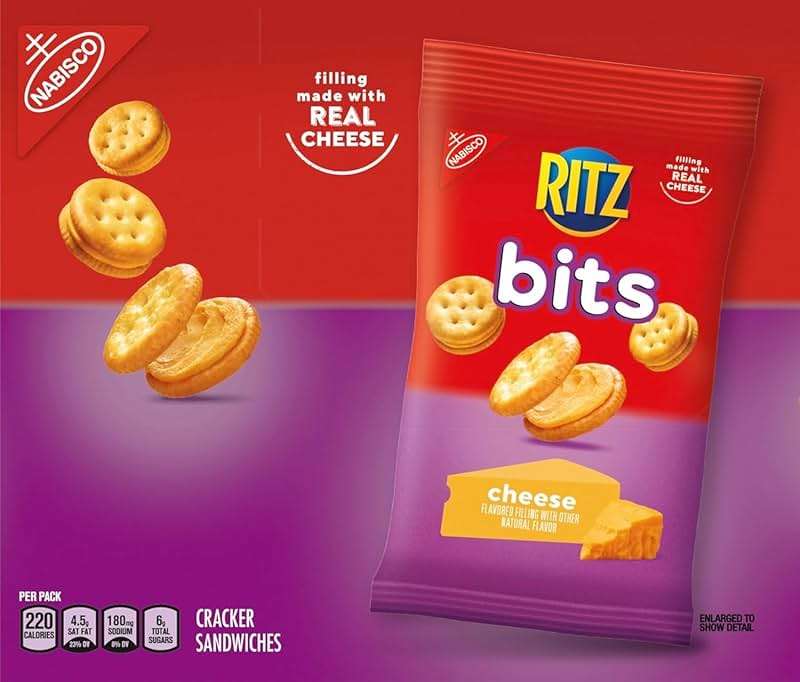 Crackers Variety Pack Individually Wrapped Assortment Sampler Bulk Care Package, Including Crackers and Cheese Snack Pack, Peanut Butter, Lance, Ritz, Honey Maid, Cheez-Its - Snack Pack (41 Count). - Image 7