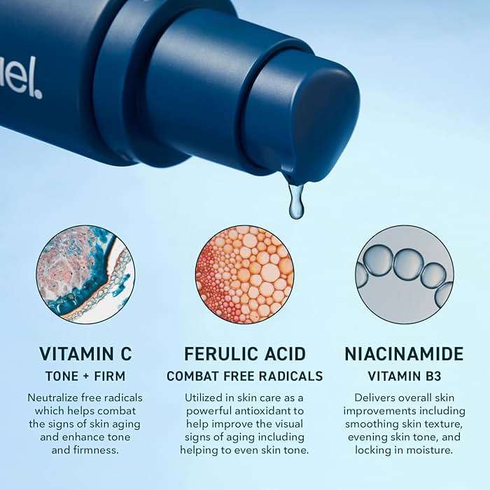 Prequel Skin Lucent-C, Vitamin C Serum for Face. Professional Facial L-Ascorbic Acid, Ferulic Acid Formula with Niacinamide. Clinical Skincare for Luminous Firm Skin. 1oz Pump - Image 3