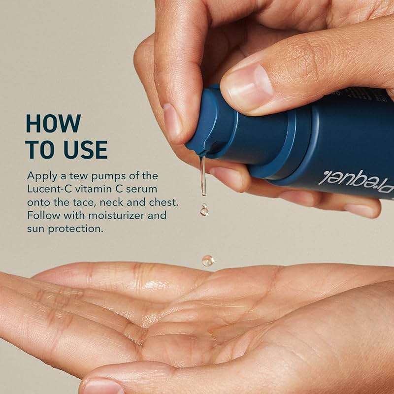 Prequel Skin Lucent-C, Vitamin C Serum for Face. Professional Facial L-Ascorbic Acid, Ferulic Acid Formula with Niacinamide. Clinical Skincare for Luminous Firm Skin. 1oz Pump - Image 6
