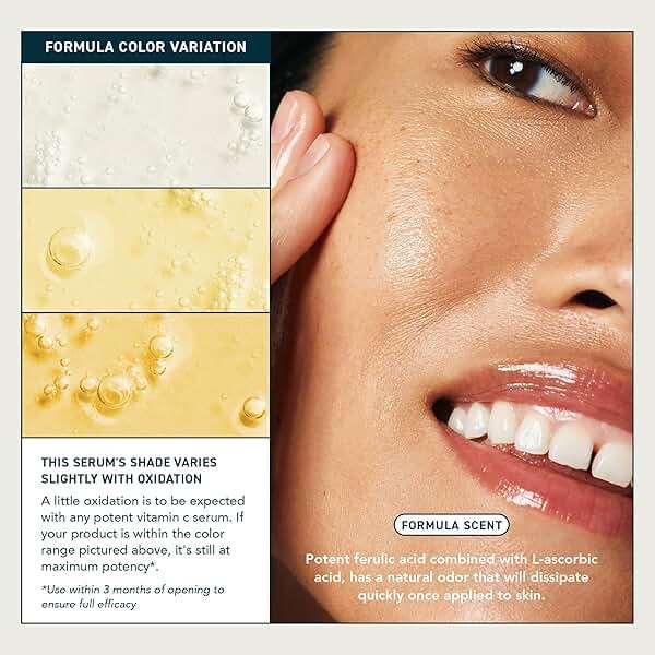 Prequel Skin Lucent-C, Vitamin C Serum for Face. Professional Facial L-Ascorbic Acid, Ferulic Acid Formula with Niacinamide. Clinical Skincare for Luminous Firm Skin. 1oz Pump - Image 8