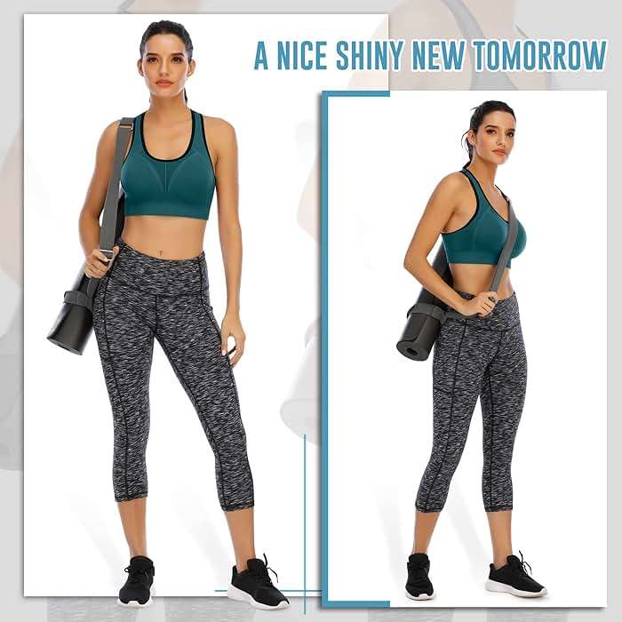 IUGA Sports Bras for Women High Impact Racerback Sports Bra Seamless Padded Sports Bra Yoga Bras Workout Bra Activewear Bra - Image 5